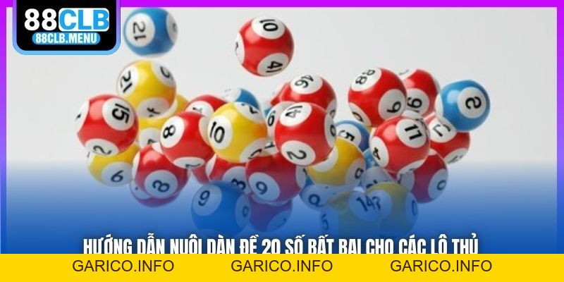 Hướng Dẫn Nuôi Dàn Đề 20 Số Bất Bại Cho Các Lô Thủ - GARICO.INFO