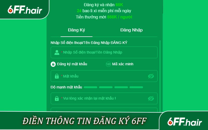 Hướng Dẫn Đăng Ký 6FF Dễ Dàng Chỉ Với Vài Bước - GARICO.INFO